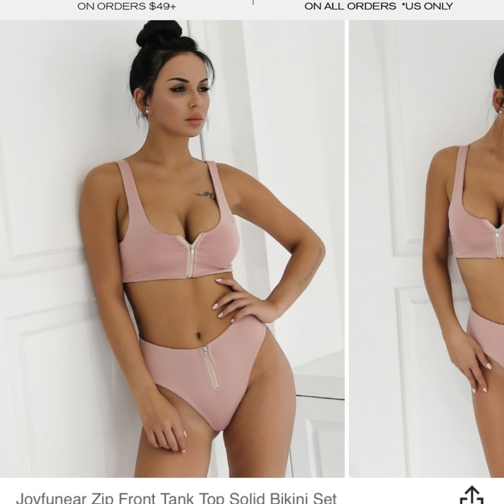 Zip Up Bikini
